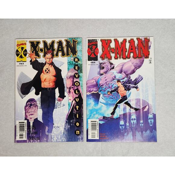 Marvel Comics X-Man Counter Issues #62 - #66 Comic Books Lot NM Pre-owned - Picture 2 of 8